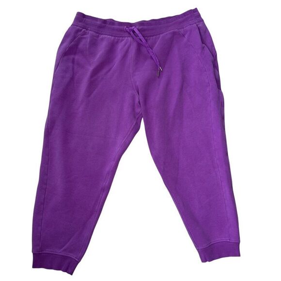 lululemon athletica Pants - Lululemon Scuba High Rise Fleece Lined Jogger Moonlit Magenta Size 18